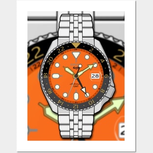 Seiko 5 SKK005 GMT Posters and Art